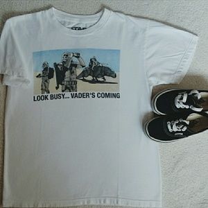 White Youth Star Wars Tee